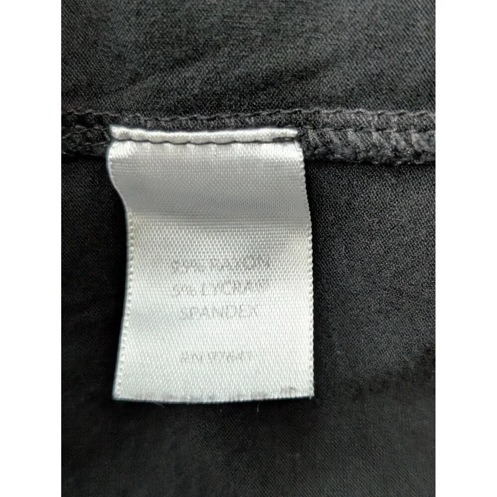 J Jill Wearever Collection‎ Dress Womens Large Black Stretch Drape Knot Midi - Picture 6 of 8